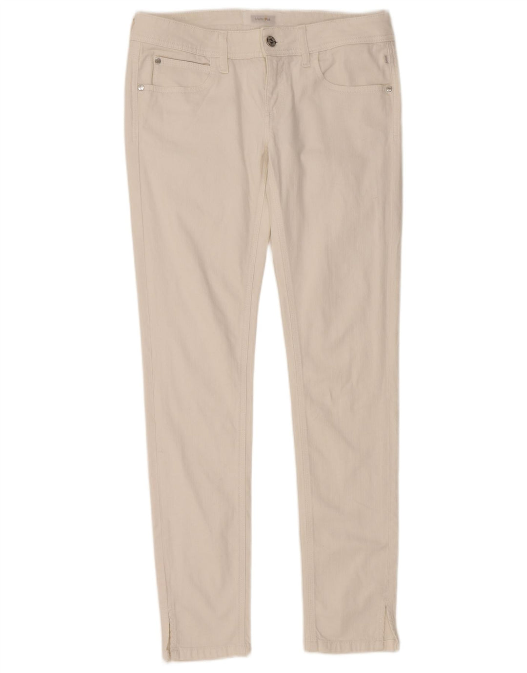 MELTIN' POT Blugi skinny pentru femei W29 L32 Bumbac alb