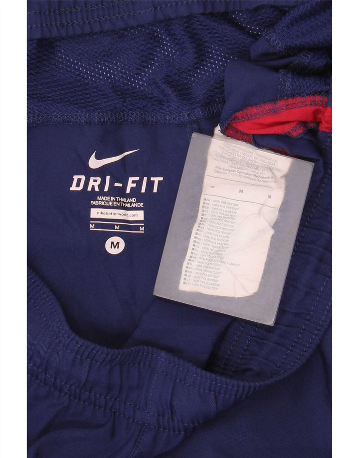 Pantaloni scurți sport Barcelona pentru bărbați Nike, medii, albastru, poliester color bloc