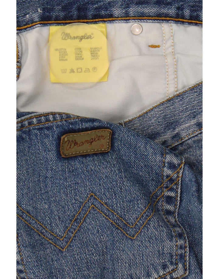 Blugi drepte pentru bărbați Wrangler Texas W38 L30 Bumbac albastru