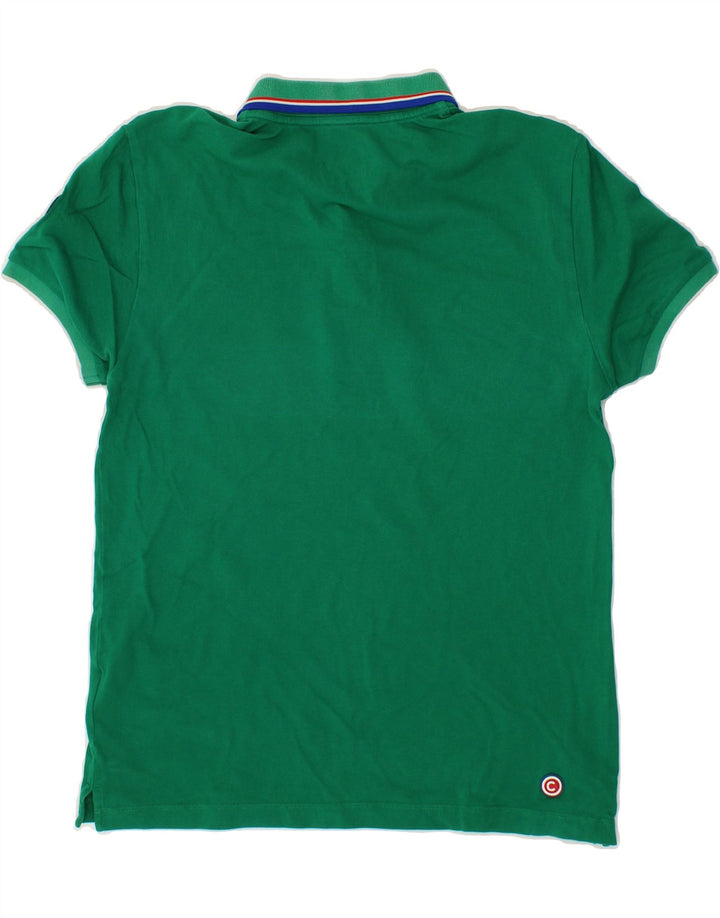 COLMAR Mens Polo Shirt Small Green Cotton Vintage Colmar and Second-Hand Colmar from Messina Hembry 