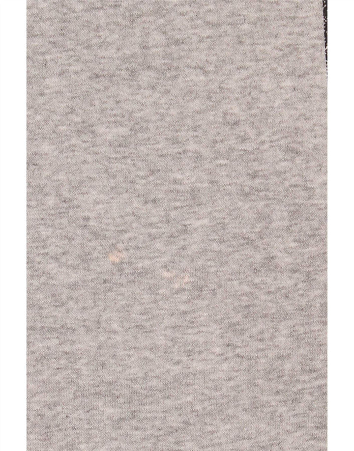 Pulover Adidas pentru bărbați, bumbac color bloc, gri mediu