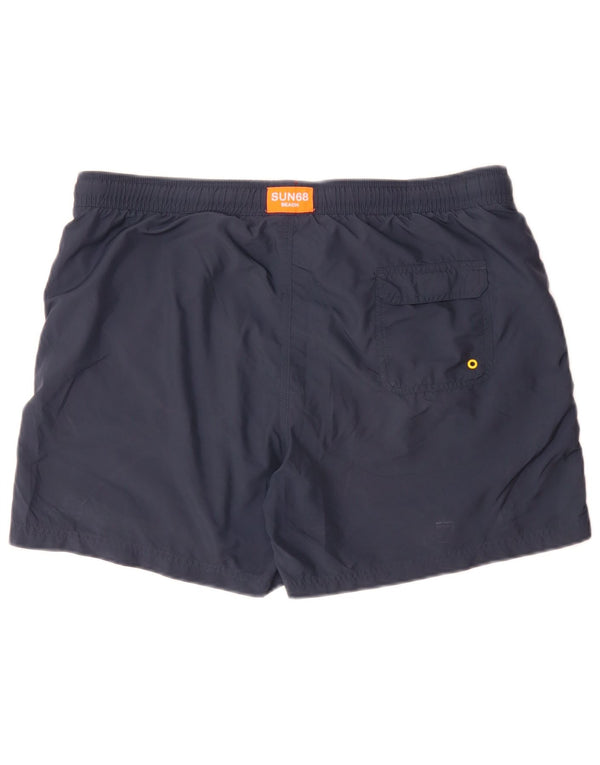 Sun68 Pantaloni scurți de înot pentru bărbați 2XL poliester bleumarin