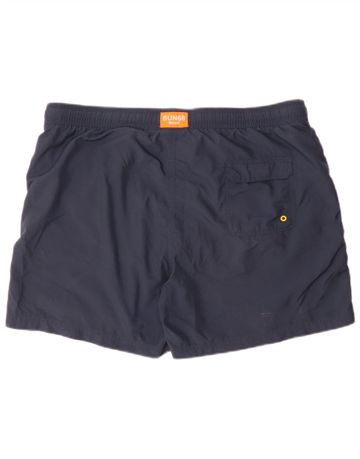 Sun68 Pantaloni scurți de înot pentru bărbați 2XL poliester bleumarin