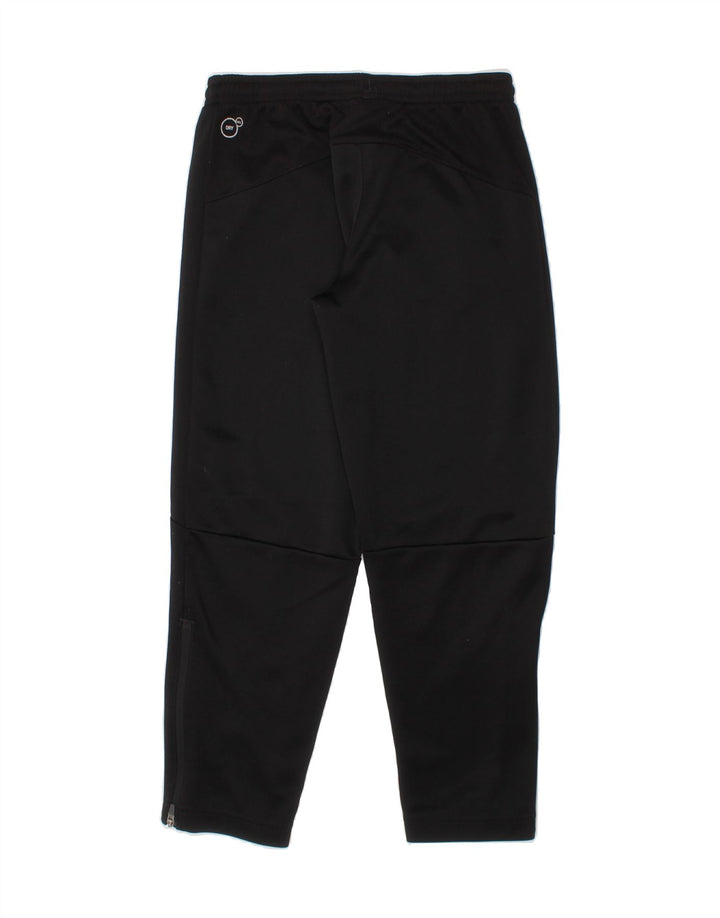 PUMA Boys Tracksuit Trousers 7-8 Years  Black Polyester Vintage Puma and Second-Hand Puma from Messina Hembry 