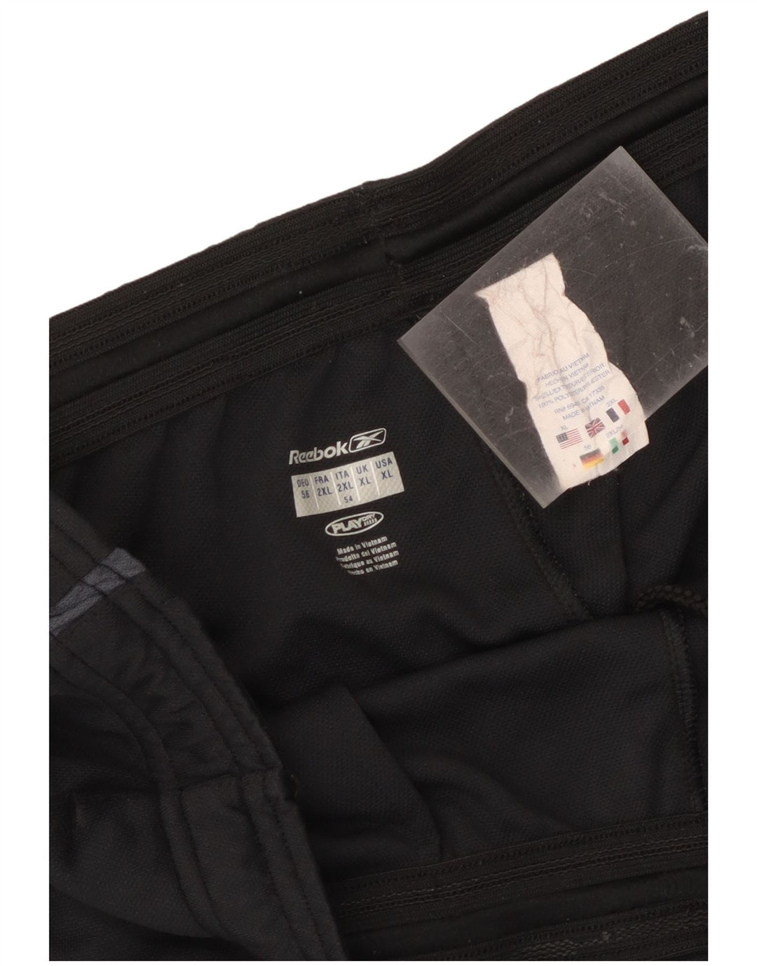 Pantaloni scurți sport pentru bărbați Reebok XL poliester negru