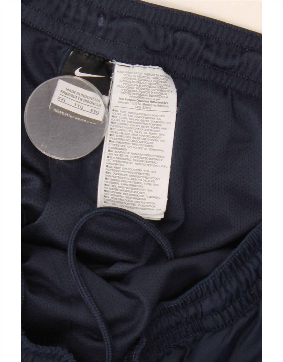Pantaloni de trening pentru bărbați Nike Pantaloni de jogging 2XL, poliester bleumarin
