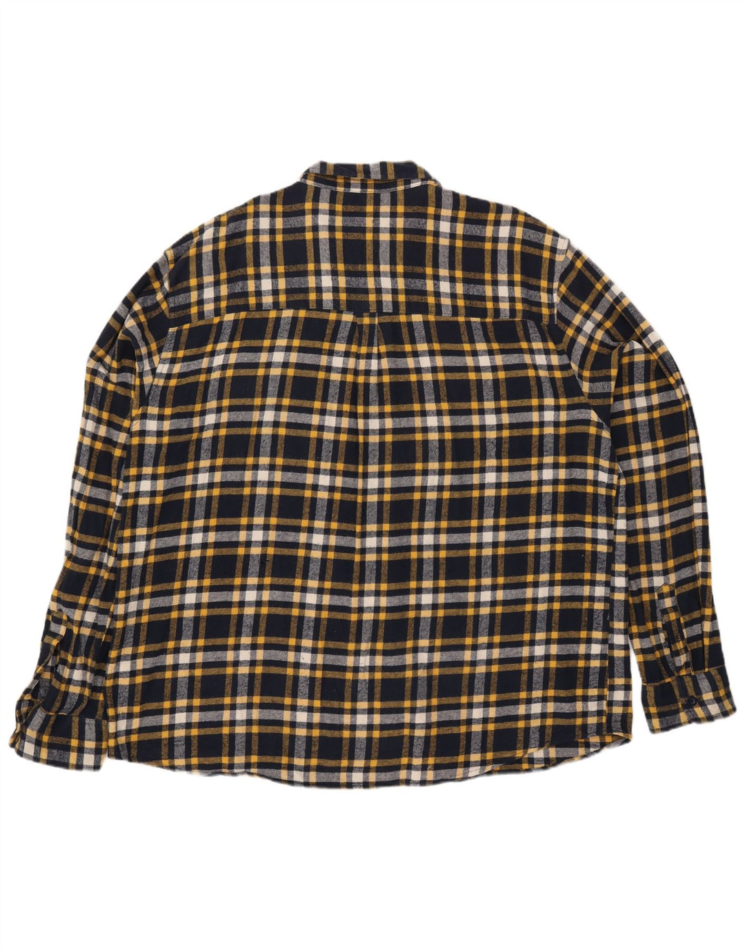 Cămașă de flanel pentru bărbați Mountain Warehouse 4XL, bumbac cu carouri bleumarin