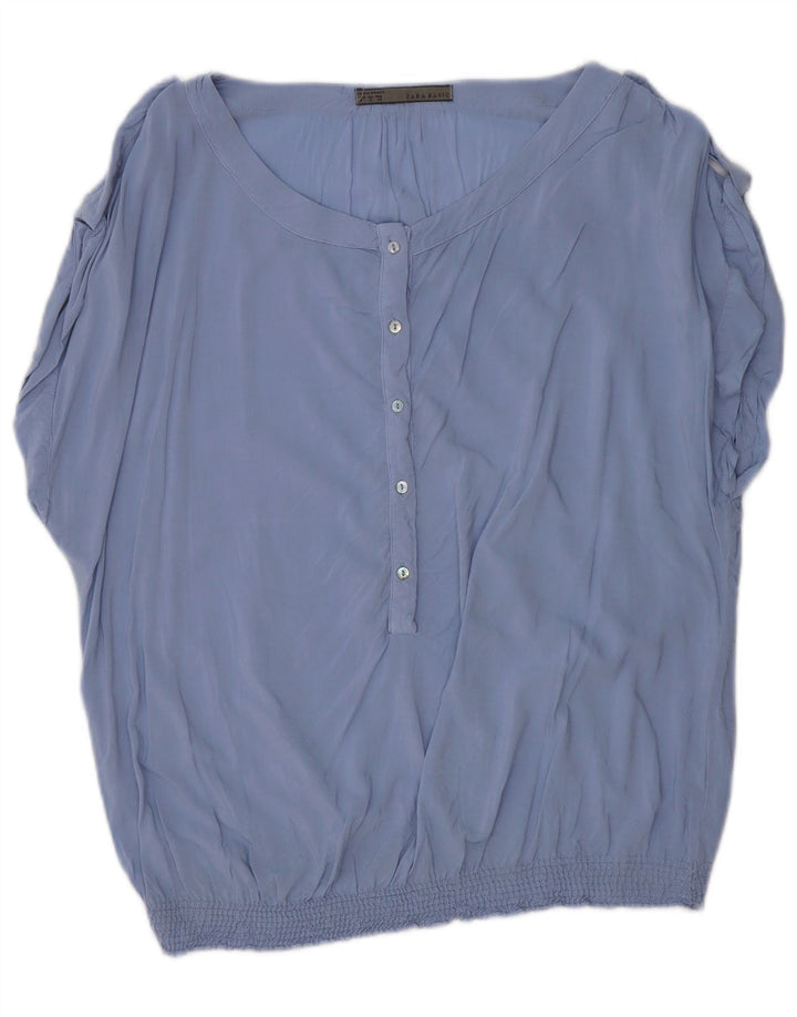 Bluză supradimensionată pentru femei Zara UK 10 Small Blue