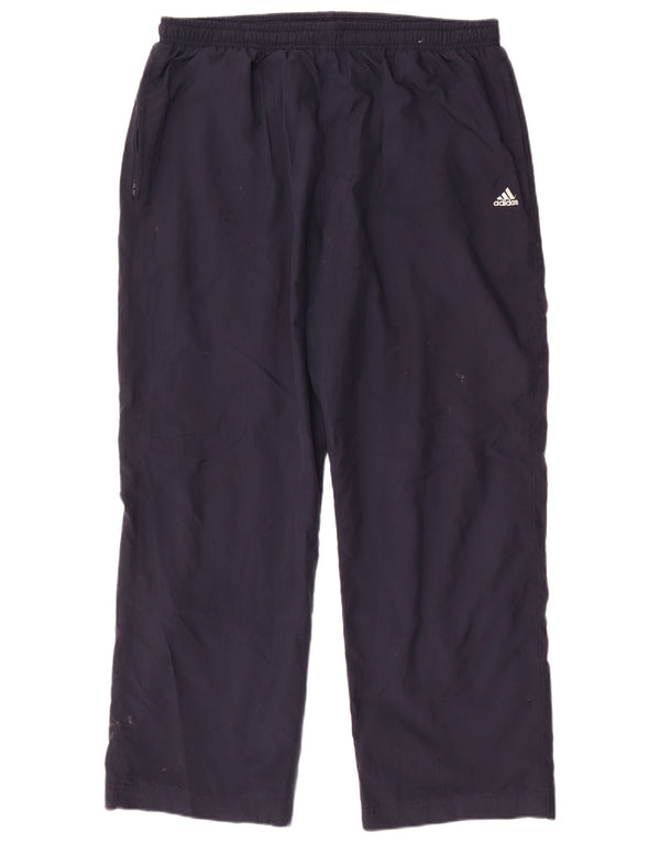 Pantaloni de trening Adidas pentru bărbați, mari, albastru, poliester