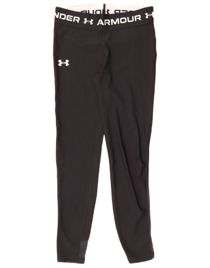 Leggings grafic Under Armour fete 12-13 ani poliamidă neagră