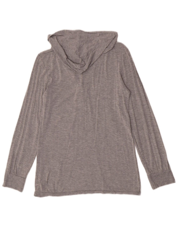 Top cu glugă pentru femei Best Company cu mânecă lungă UK 12 Medium Gri Pete