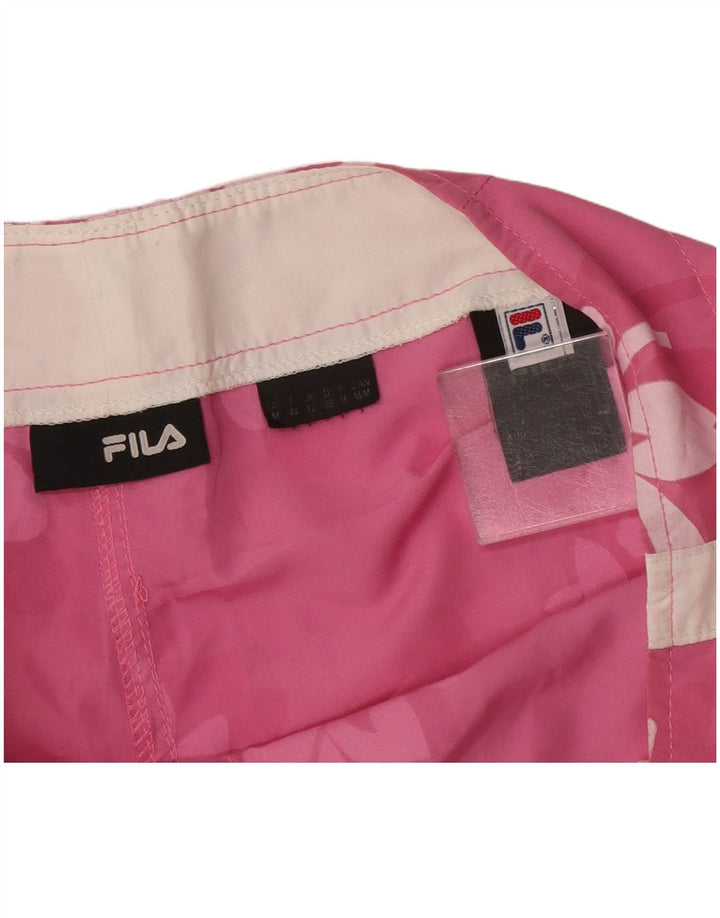 Pantaloni scurti de înot Fila pentru femei UK 12 Medium Pink Floral Poliamidă