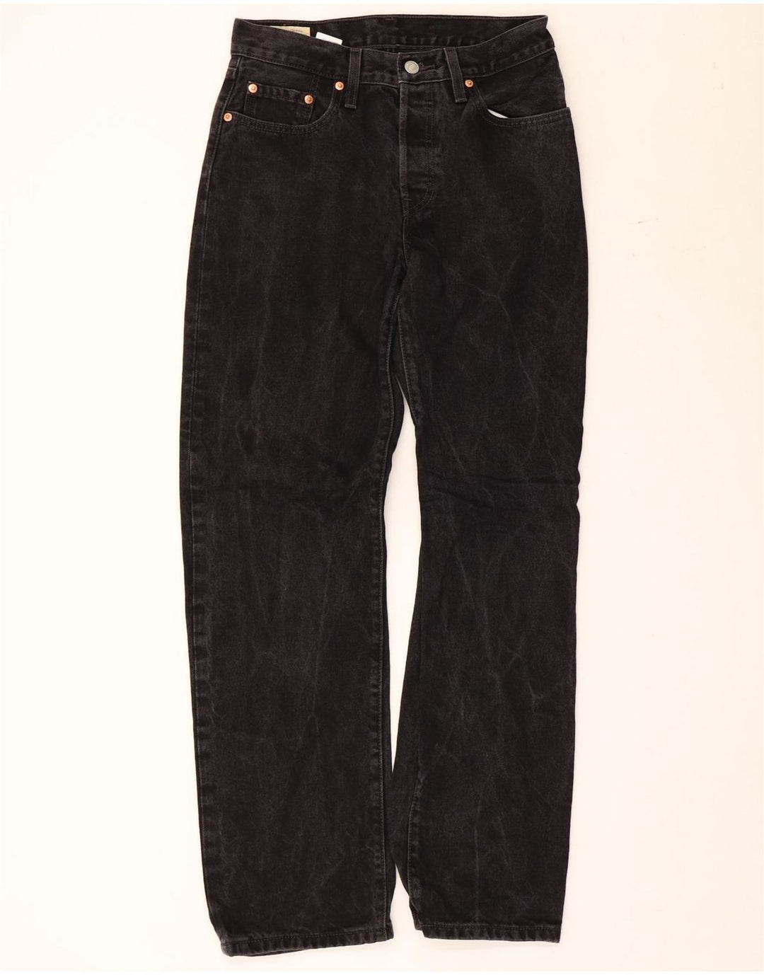 Blugi drepti 501 pentru femei Levi's W26 L32 bumbac negru