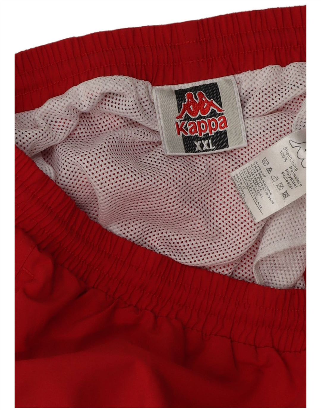 Pantaloni scurți sport Kappa pentru bărbați 2XL poliester roșu