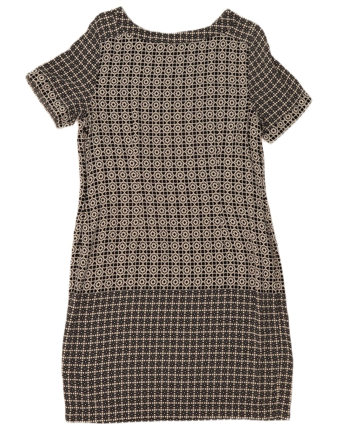 MARKS & SPENCER Rochie schimbătoare pentru femei UK 14 mare, neagră, geometrică, viscoză