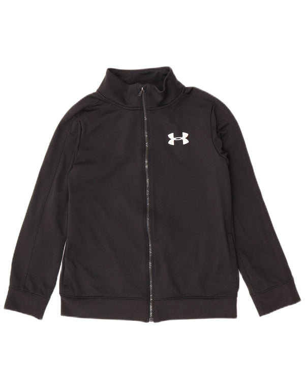 Jachetă de trening pentru băieți Under Armour 9-10 ani poliester negru mediu