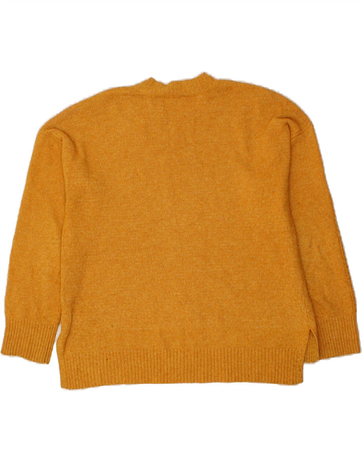 OASIS Womens Crew Neck Jumper Sweater UK 14 Medium Yellow Polyester Vintage Oasis and Second-Hand Oasis from Messina Hembry 