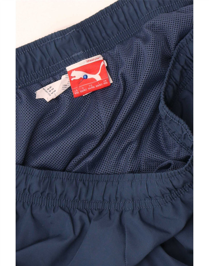 Pantaloni de trening Puma Graphic Capri pentru bărbați, 2XL, poliester bleumarin