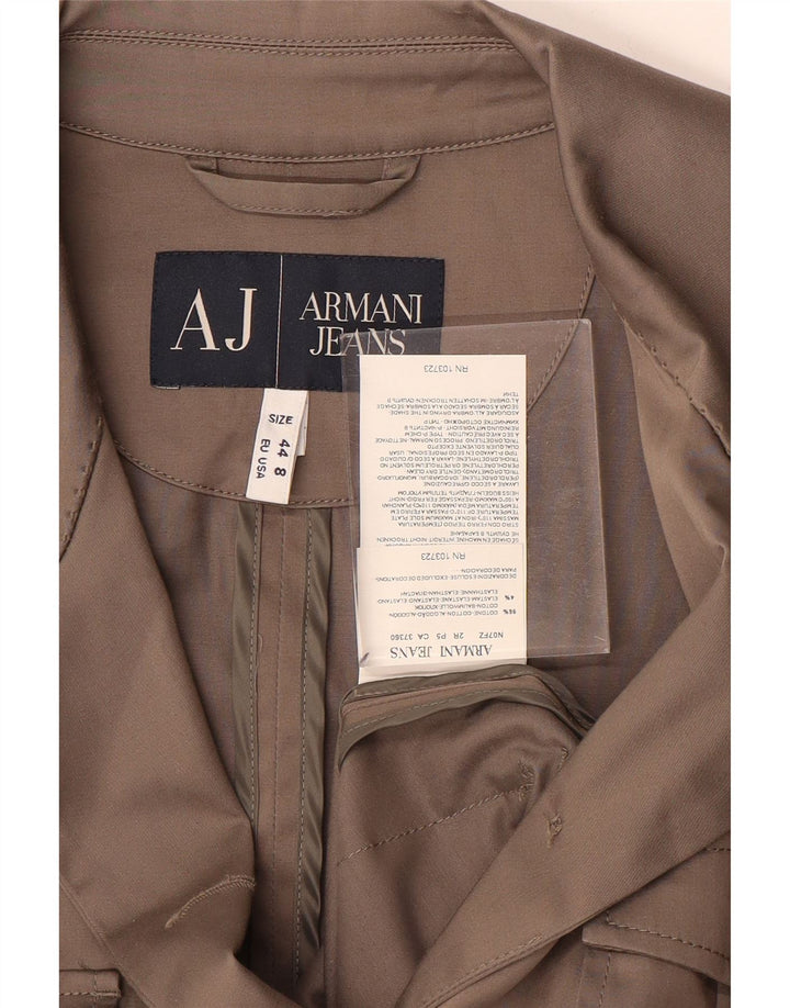 Jachetă Blazer pentru Damă Armani Jeans cu 3 nasturi EU 44 XL Bumbac maro