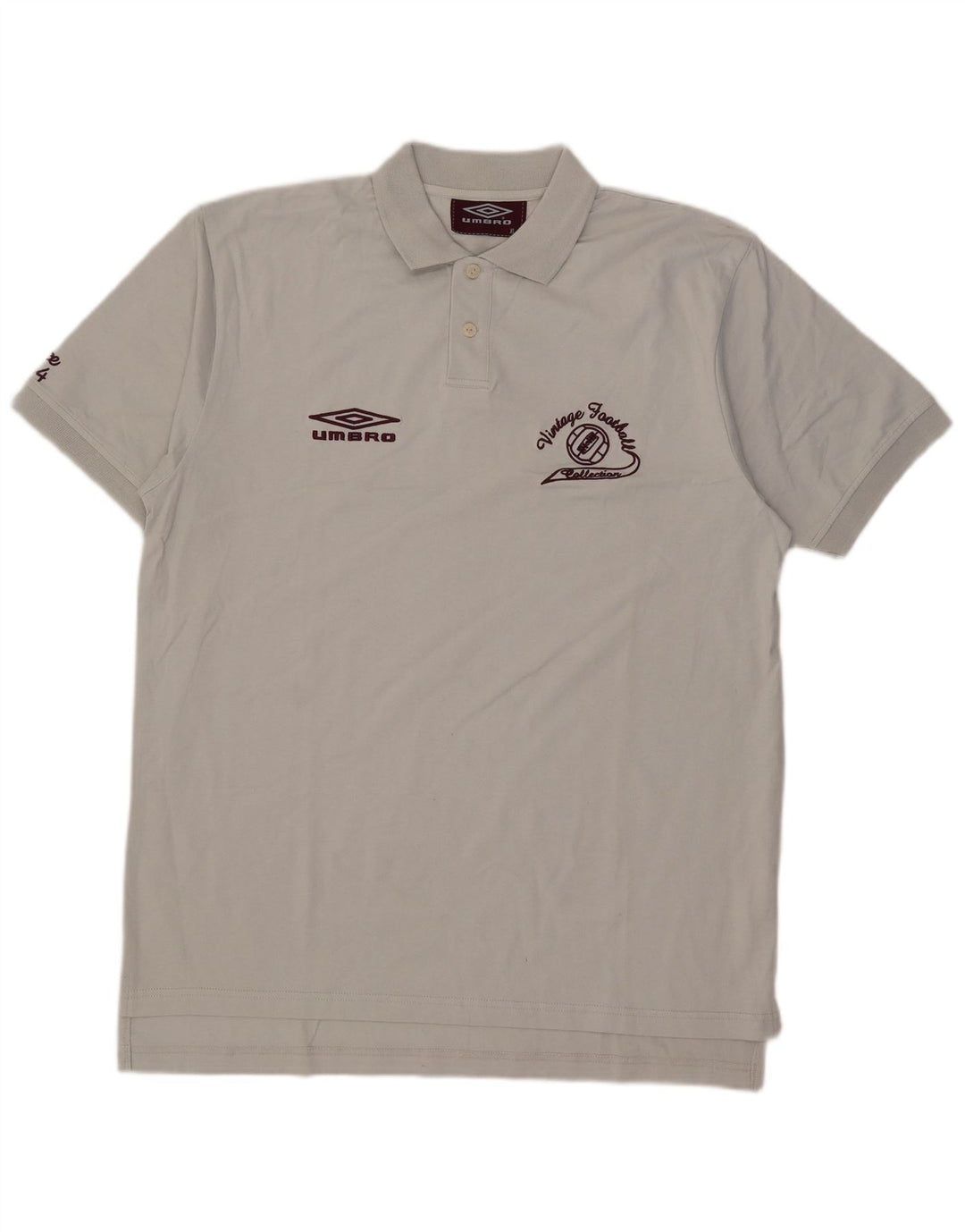 Cămașă polo grafică pentru bărbați Umbro XL bumbac gri