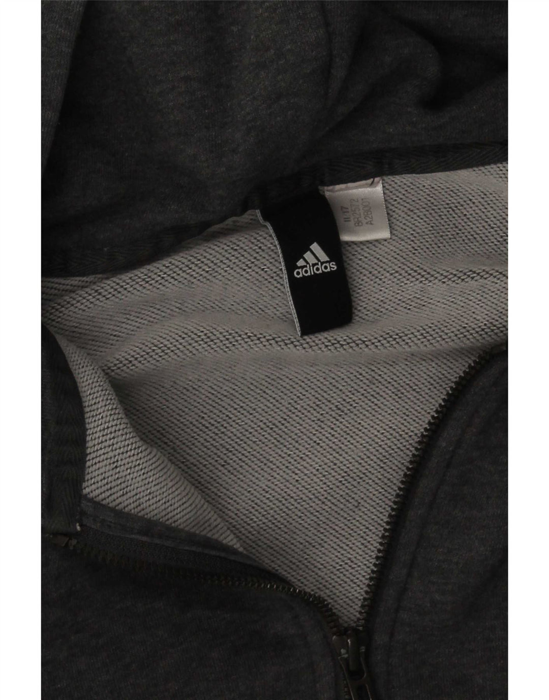 Pulover Adidas Graphic Zip Hoodie pentru bărbați, gri mic