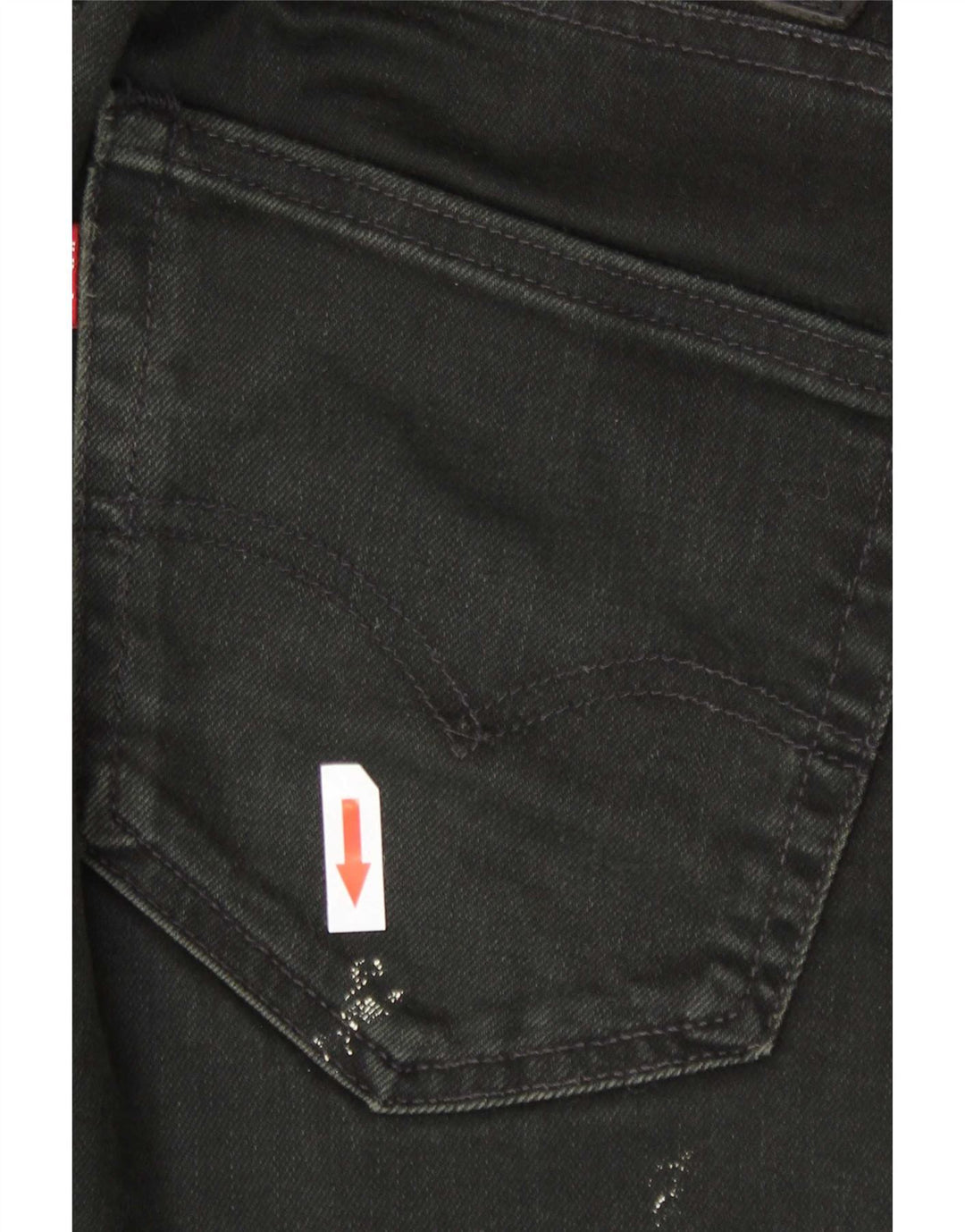 Blugi slim pentru bărbați Levi's W34 L34 bumbac negru