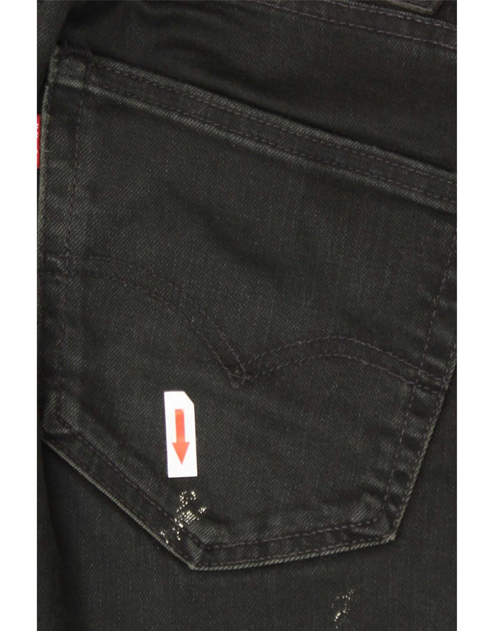 Blugi slim pentru bărbați Levi's W34 L34 bumbac negru