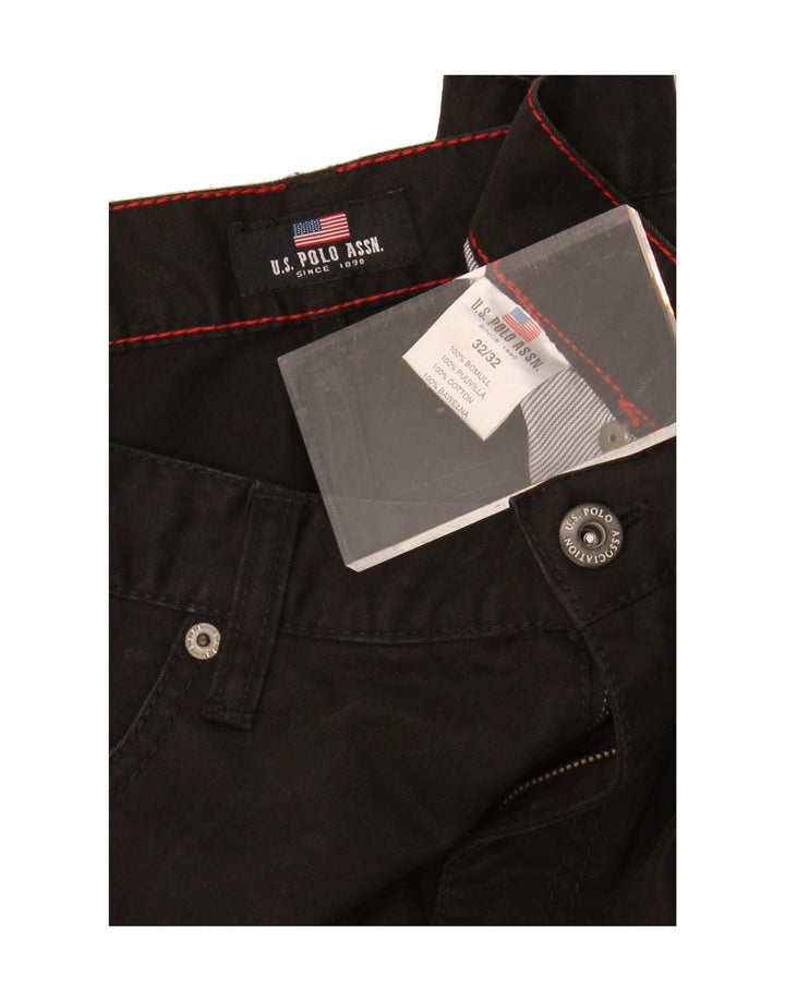 U.S. POLO ASSN. Mens Straight Jeans W32 L32 Black Cotton Vintage U.S. Polo Assn. and Second-Hand U.S. Polo Assn. from Messina Hembry 