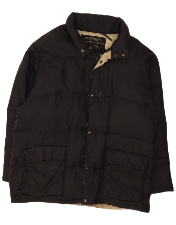 Jachetă căptușită cu glugă pentru bărbați Mash UK 42 XL Negru