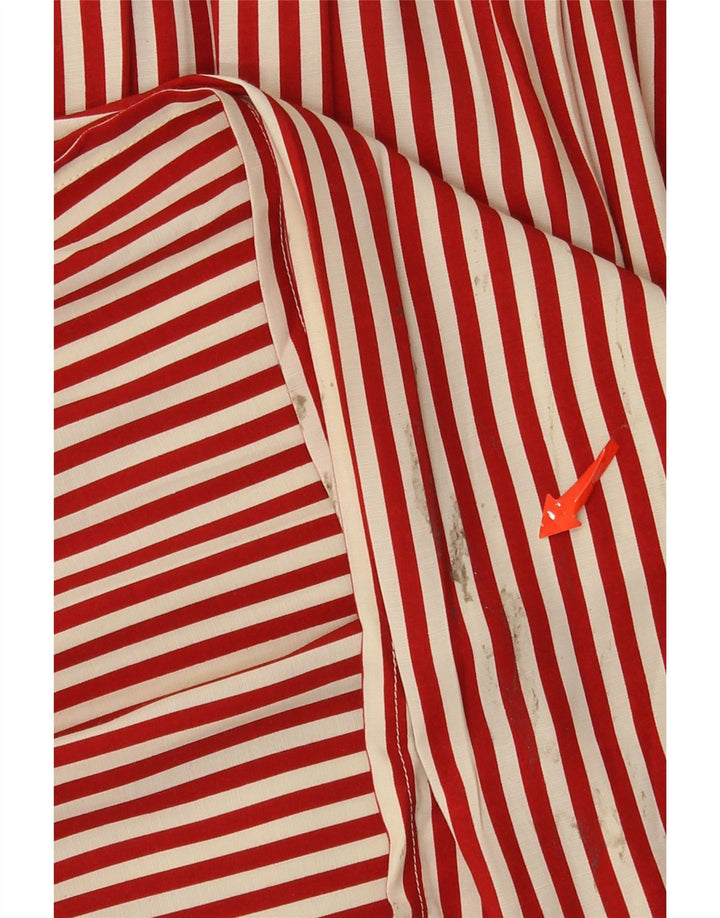 Rochie Maxi pentru Femei Mondi IT 44 Medium Red Pinstripe Viscose
