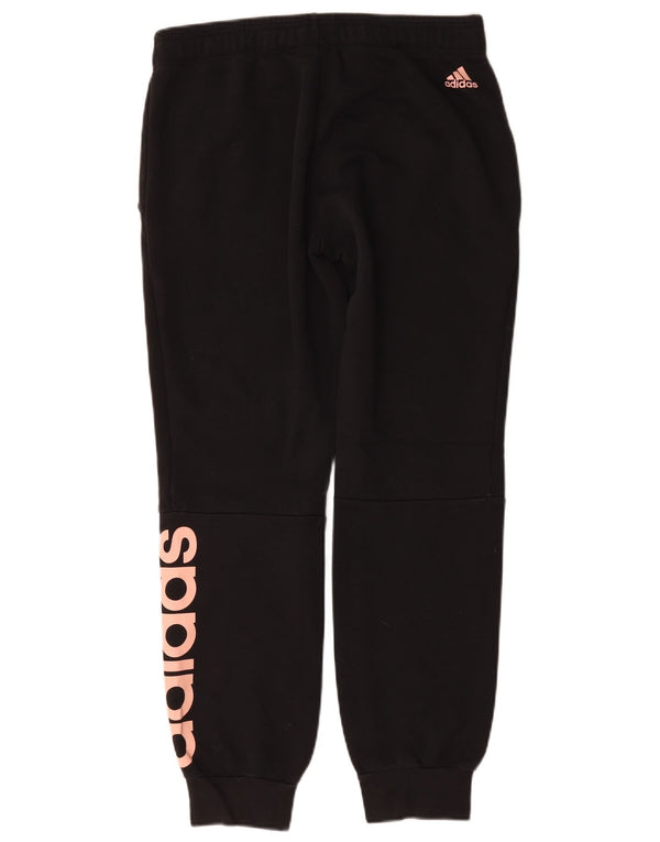 Pantaloni de trening cu grafic pentru femei Adidas Pantaloni de jogging UK 12/14 Medium Black