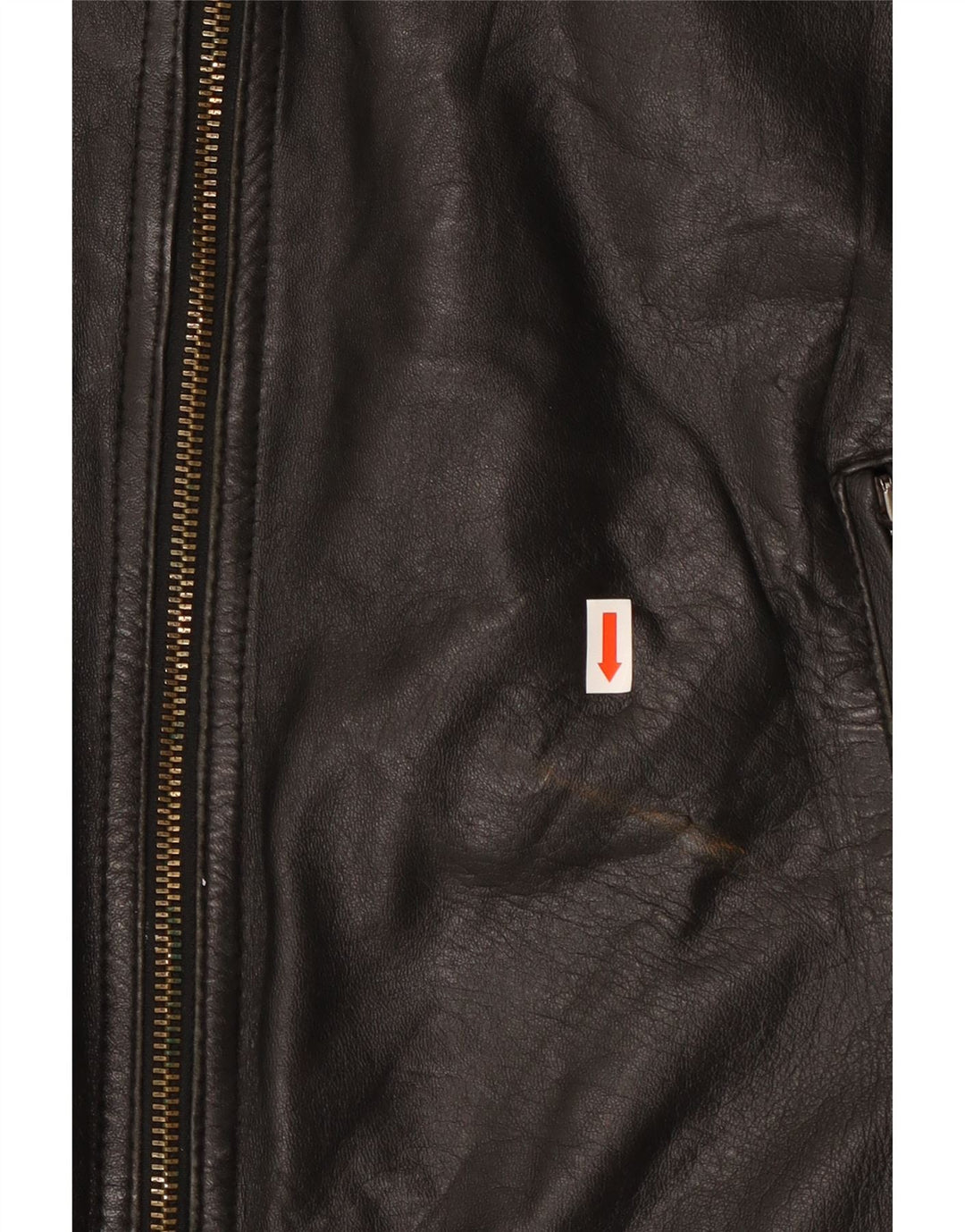 Jachetă vintage din piele pentru bărbați IT 54 XL din piele neagră