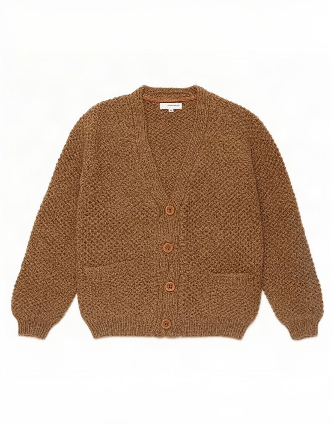 Pulover Cardigan Vintage pentru bărbați Mic Maro