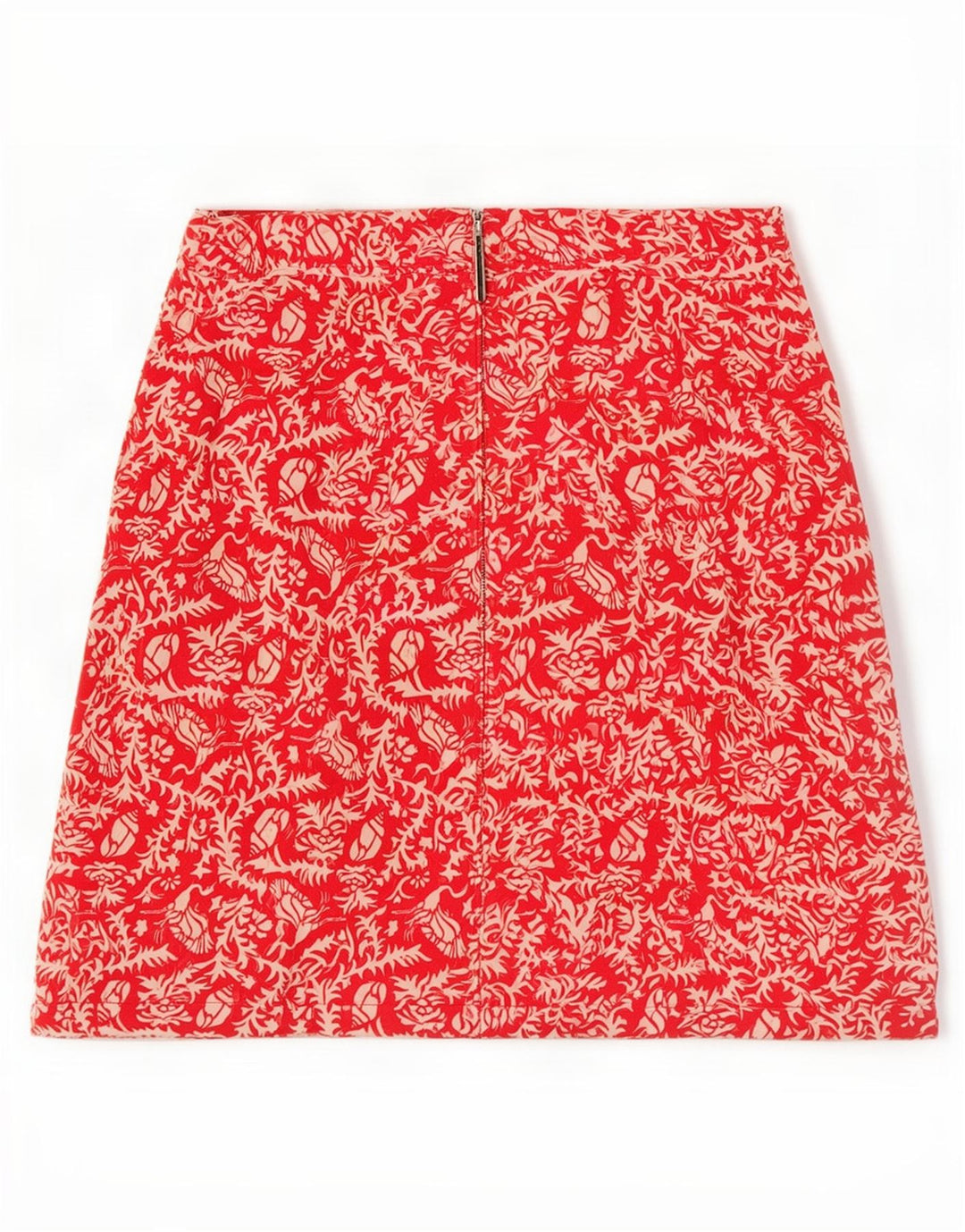 Fusta mini pentru femei Murphy & Nye W27 Bumbac Floral Roșu Mic