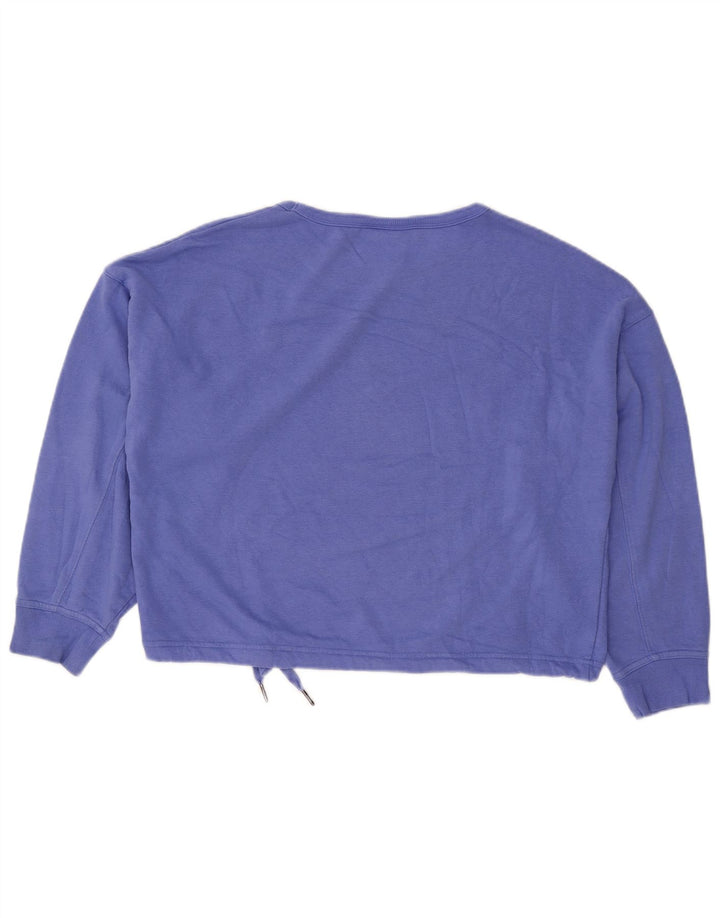 Pulover pentru damă CHAMPION Crop Oversized Pulover UK 14 Medium Blue
