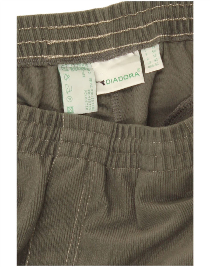 Pantaloni de trening Cargo Diadora pentru bărbați UK 42 Poliester kaki mare