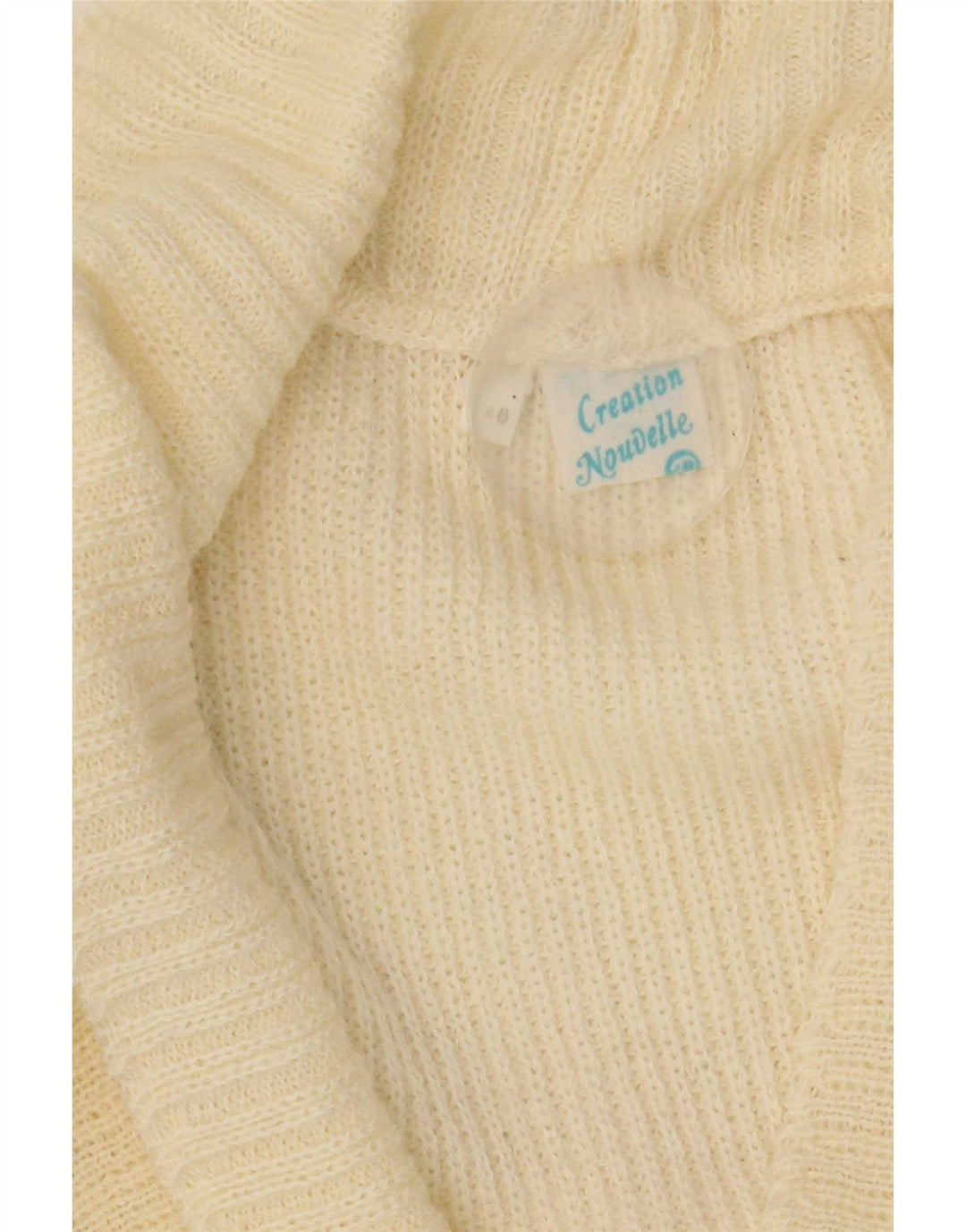 Pulover cardigan supradimensionat pentru femei Creation IT 40 mic acrilic alb murdar