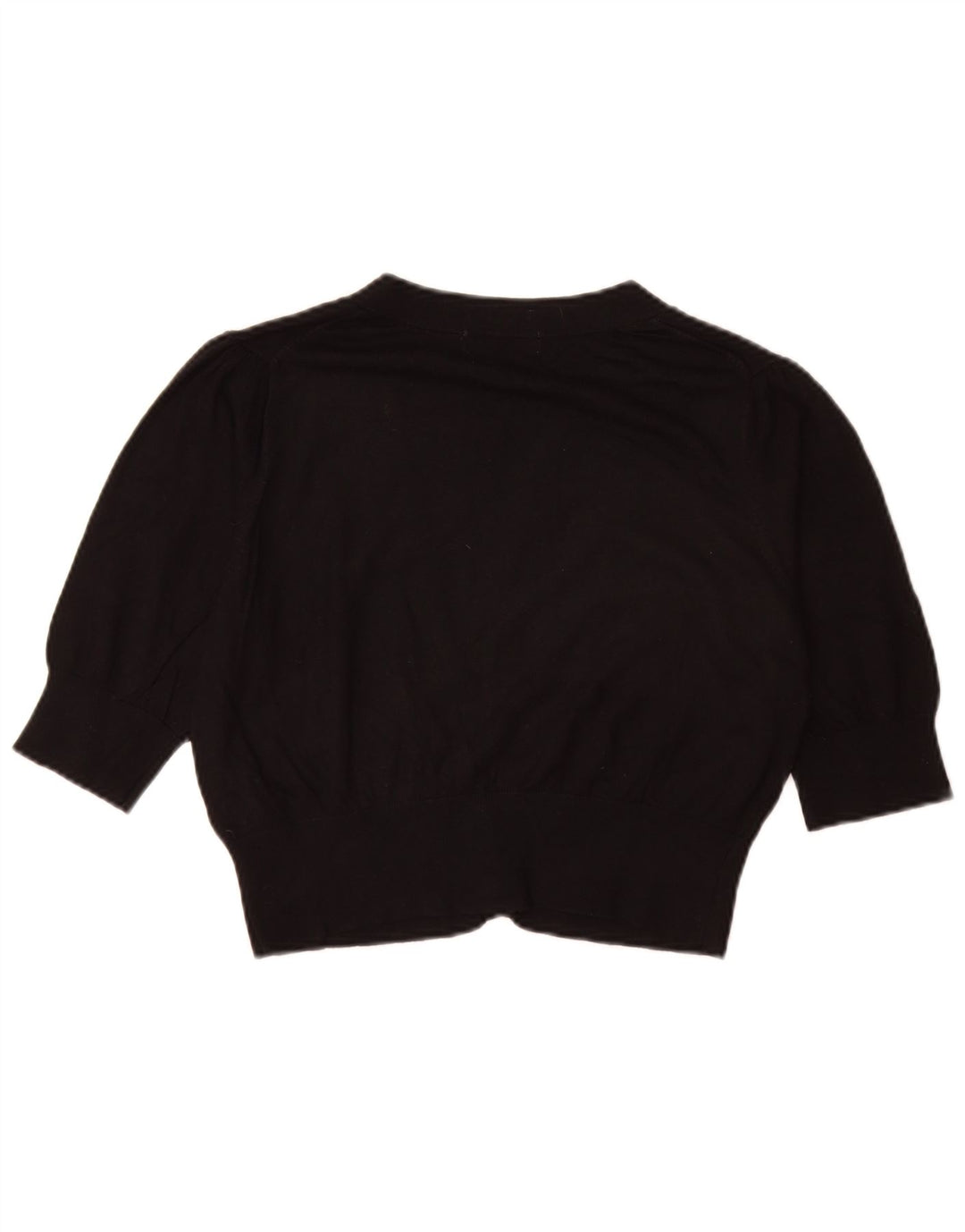 Pulover cardigan crop pentru femei Marks & Spencer UK 14 Medium Black