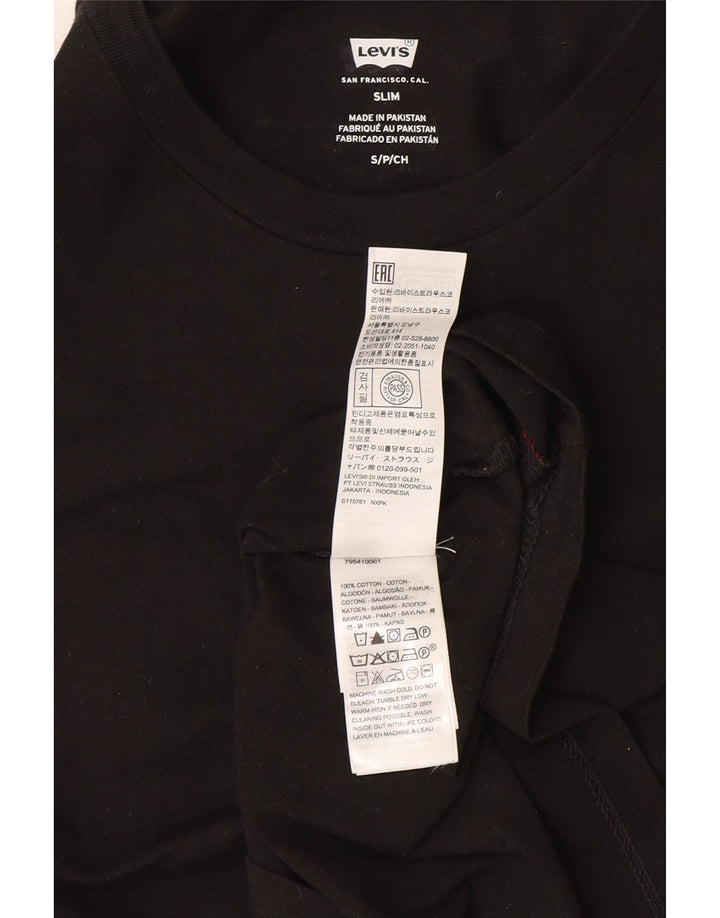 Tricou Levi's Slim Fit Top Bumbac Negru Mic