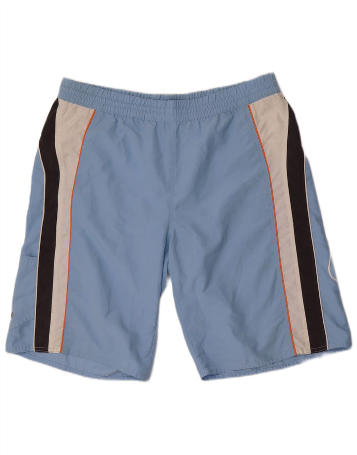 Pantaloni scurți de înot grafic pentru bărbați Arena, mari, albastru, poliester color bloc