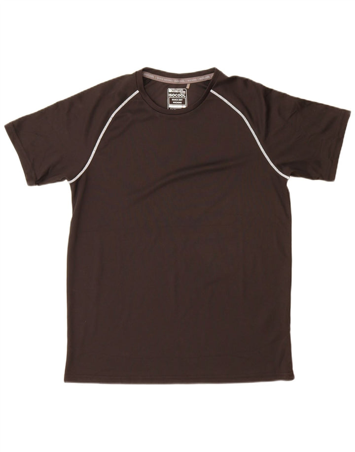 Mountain Warehouse Tricou IsoCool pentru bărbați Top Mediu Poliester Negru