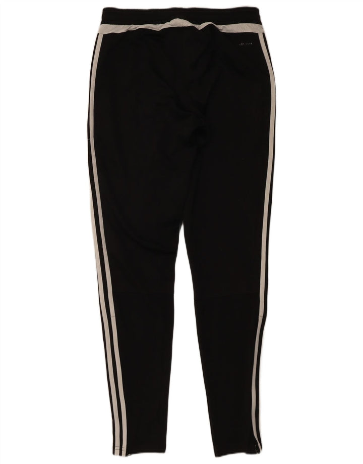 Pantaloni de trening Climacool ADIDAS pentru femei UK 8/10 Poliester negru mic