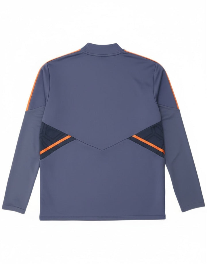 Adidas pentru bărbați Manchester United Pullover Trening Top Large Blue Colorblock