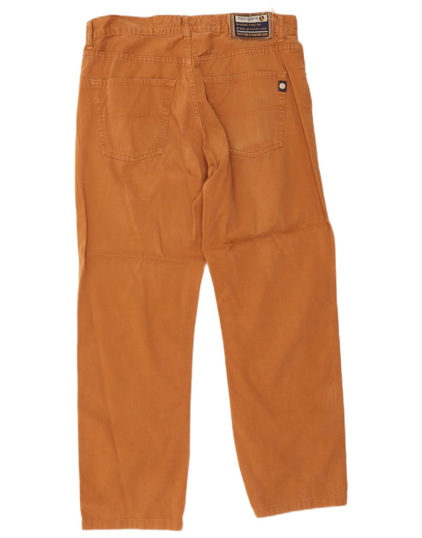 Navigare Pantaloni Drepți Casual Bărbați IT 50 Large W34 L28 Bej Bumbac