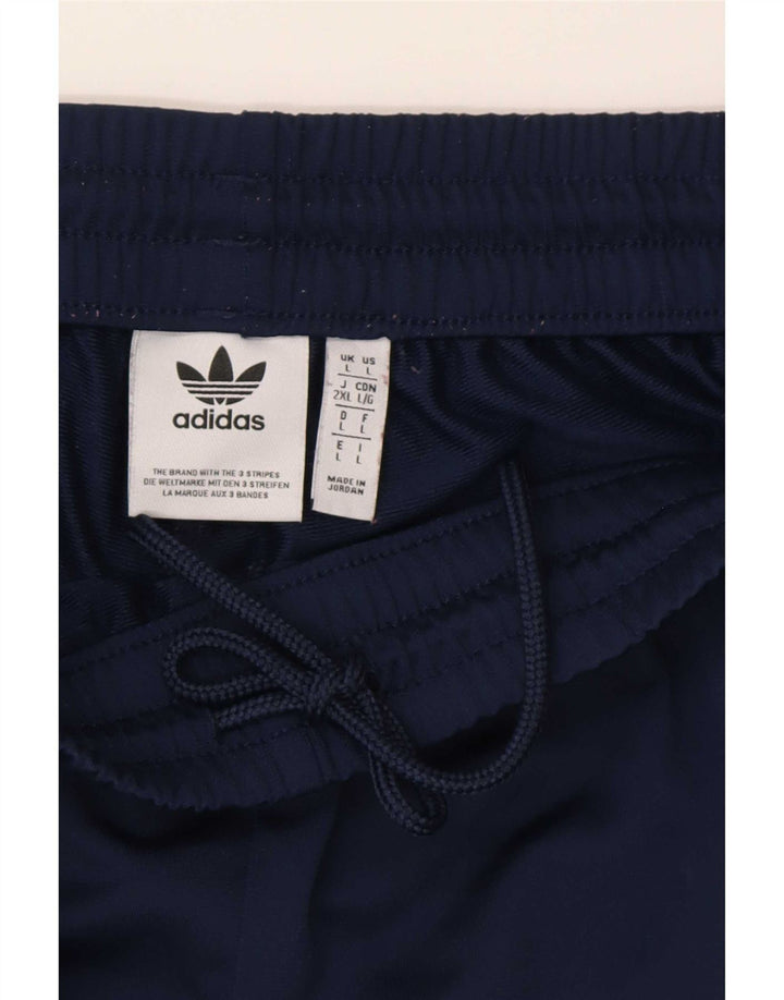 Pantaloni de trening Adidas pentru bărbați, mari, albastru, poliester