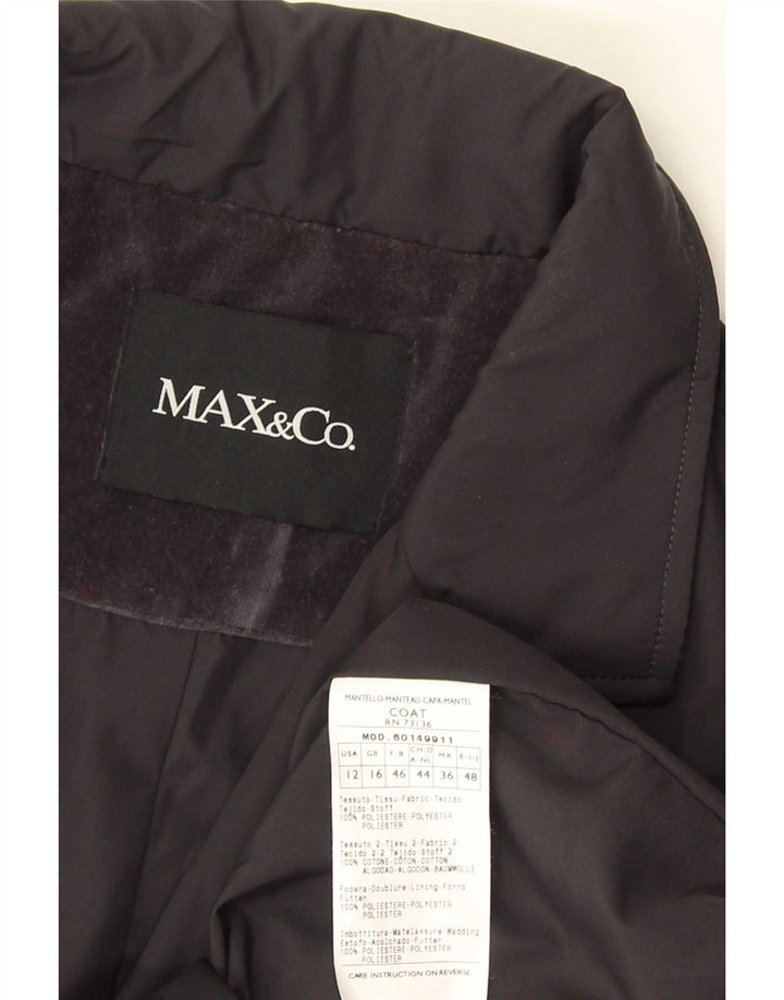 Max & Co. Pardesiu pentru femei UK 16 mare poliester bleumarin