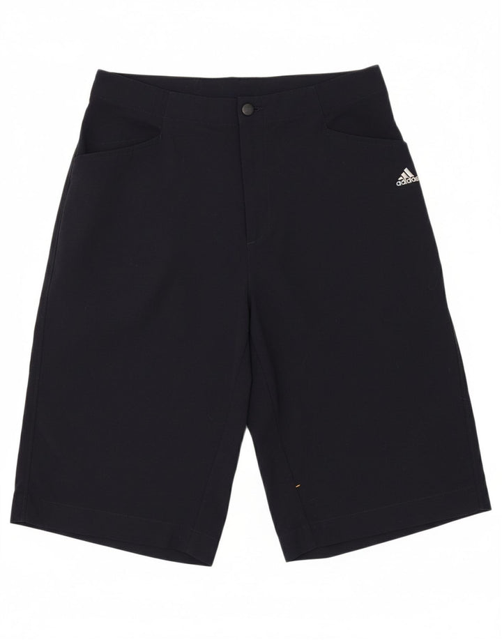 ADIDAS Womens Bermuda Shorts UK 16 Large W30 Navy Blue Polyamide Vintage Adidas and Second-Hand Adidas from Messina Hembry 