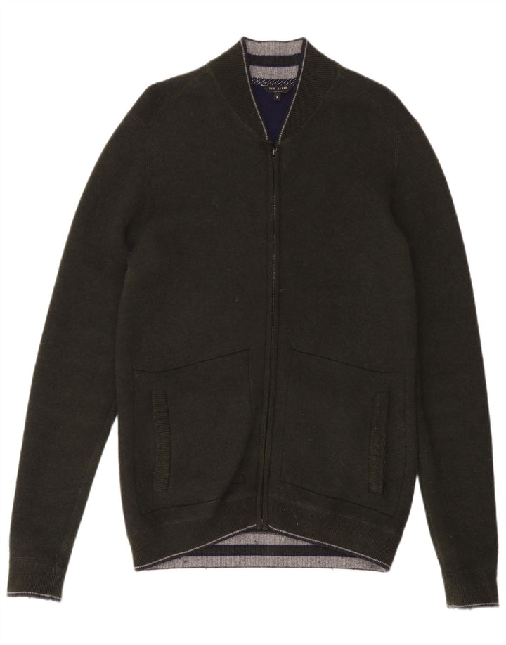 Pulover cardigan pentru bărbați TED BAKER Mărimea 3 Poliamidă verde medie