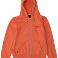 Pulover Superdry pentru femei, cu fermoar supradimensionat, bumbac portocaliu mediu UK 12