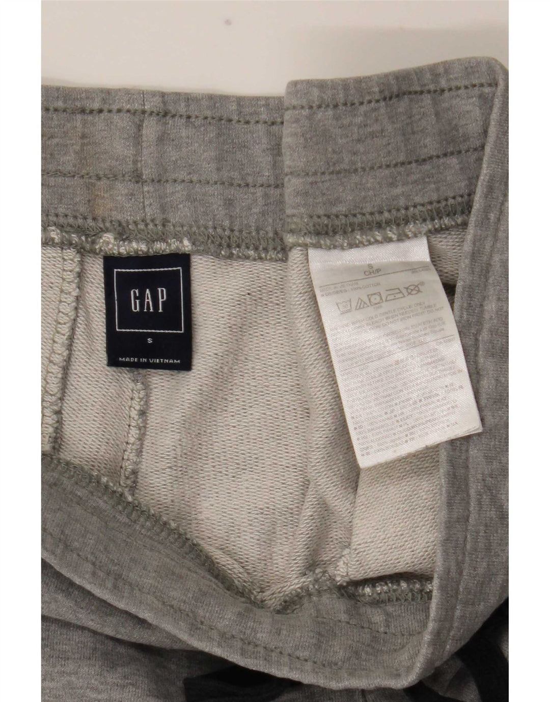Gap Pantaloni de trening grafic pentru bărbați Pantaloni de jogging Bumbac gri mic